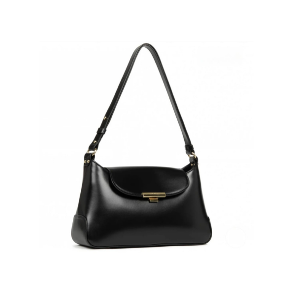 SAC SUAVE EVENLY NOIR LANCASTER VUE LATÉRALE
